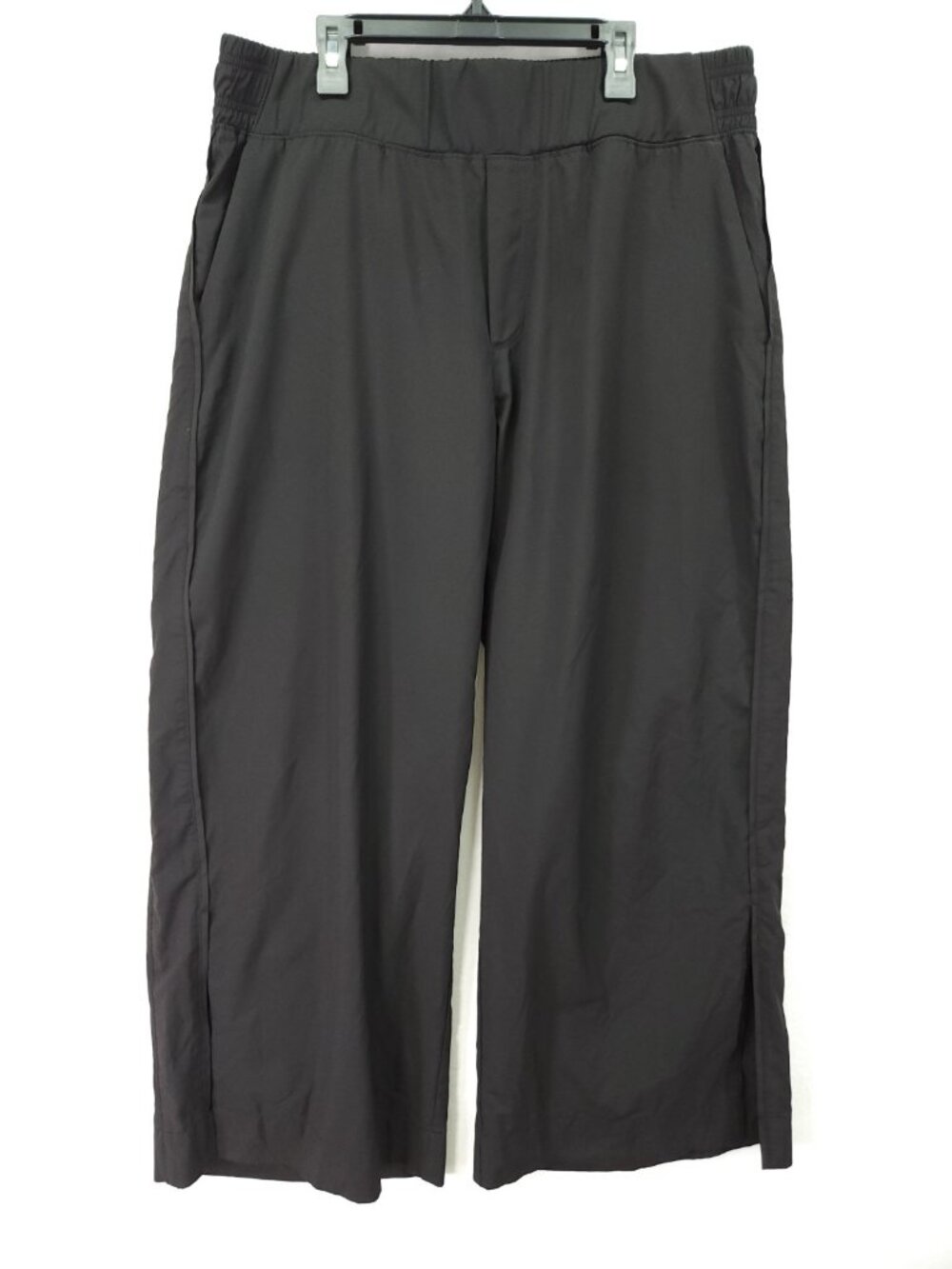 Old Navy Pants Womens Petite XL Black Wide Leg Elastic Waist Active Stretch Pock